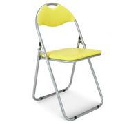 Bravich Candy Faux Leather Folding Chair - Yellow