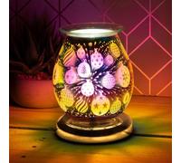 Bravich Desire Aroma Lamp - 3D Bauble Pattern - Gold