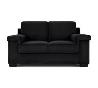 Bravich Enzo Corduroy Sofa - Black, 2 Seater