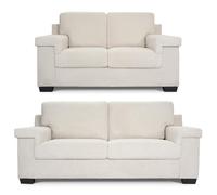Bravich Enzo Corduroy Sofa - Cream, 2 & 3 Seater Set