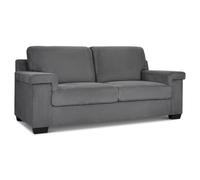 Bravich Enzo Corduroy Sofa - Grey, 3 Seater
