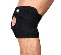 Bravich Knee Support With Open Patella Design - Black. Slimline Adjustable Knee Brace For Joint Pain Relief, Knee Pain, Sports Injury Rehabilitation & Arthritis. Knee Strap Supports For Men & Women.