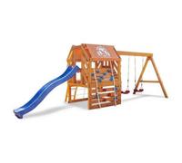 Bravich Little Tikes Real Wood Adventure Panther Peak Large Wooden Climbing Frame Swing Set