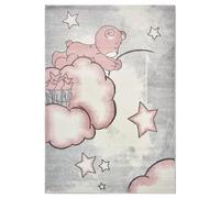 Bravich LTD Blue Baby Bear Kids Rug Soft Pile Nursery Playroom Bedroom Rug in Pink | Size: 160 cm x 230 cm Bravich LTD Pink 160 cm x 230 cm