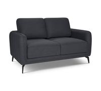 Bravich LTD Brixton Fabric Sofa Modern Scandinavian Living Room Settee in Dark Grey | Size: 2 Seater Bravich LTD Dark Grey 2 Seater