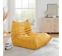 Bravich LTD Cocoon Ochre Lazy Lounge Chair in Mustard Bravich LTD Mustard