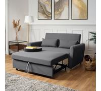 Bravich LTD Dahlia 2-Seater Pull Out Sofa Bed - Convertible Sleeper Sofa in Grey | Size: 2 Seater Bravich LTD Grey 2 Seater