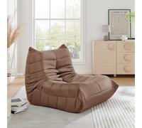 Bravich LTD Lounge Chair Cocoon Lazy Comfort Armchair Sofa Statement Cuddle Chair in Brown Bravich LTD Brown