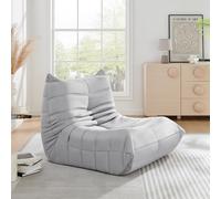 Bravich LTD Lounge Chair Cocoon Lazy Comfort Armchair Sofa Statement Cuddle Chair in Grey Bravich LTD Grey