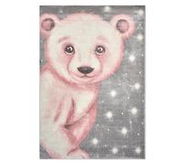 Bravich LTD Pink Bear Kids Rug Soft Pile Nursery Playroom Bedroom Rug | Size: 120 cm x 170 cm Bravich LTD Pink 120 cm x 170 cm