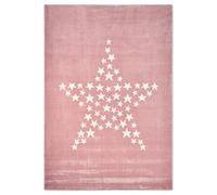 Bravich LTD Pink Star Kids Rug Soft Pile Nursery Playroom Bedroom Rug | Size: 160 cm x 230 cm Bravich LTD Pink 160 cm x 230 cm