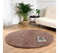 Bravich LTD Shaggy Area Rug 5cm High Pile Soft Fluffy Living Room Rug in Camel | Size: 120 cm x 170 cm Bravich LTD Camel 120 cm x 170 cm