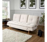 Bravich LTD Soho 4-in-1 Click Clack Sofa Bed - Linen Blend in Beige | Size: 3 Seater Bravich LTD Beige 3 Seater