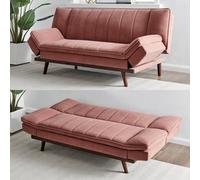 Bravich Mondaine Sofa Bed Click Clack Double - Rose Pink