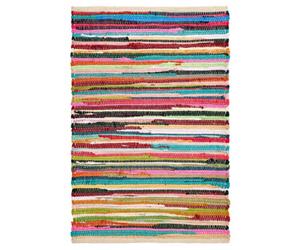 Bravich Multicolour Recycled Cotton Chindi Rug 60 X 120Cm (2' X 4')