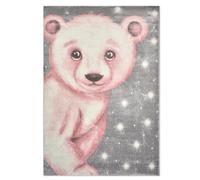 Bravich Pink Bear Kids Rug 160 X 230Cm (5'3" X 7'7")
