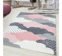 Bravich Pink Clouds Kids Rug 160 X 230Cm (5'3" X 7'7")