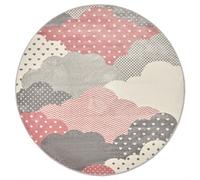 Bravich Pink Clouds Kids Rug 160Cm Circle (5'3")