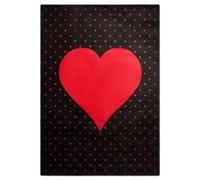 Bravich Red Hearts Kids Rug 120 X 170Cm (4' X 5'6")