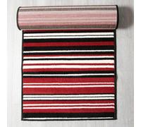 Bravich Red Lines Hard Wearing Runner Mat - Texas - 60X810Cm (2'x27')