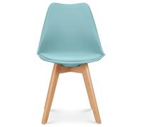 Bravich Rocco Tulip Dining Chair - Duck Egg Blue