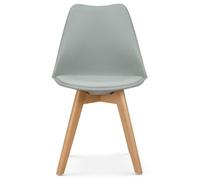 Bravich Rocco Tulip Dining Chair - Silver