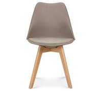 Bravich Rocco Tulip Dining Chair - Taupe