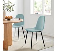 Bravich Ron Velvet Dining Chair - Blue
