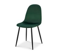 Bravich Ron Velvet Dining Chair - Green