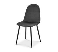 Bravich Ron Velvet Dining Chair - Grey