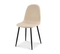 Bravich Ron Velvet Dining Chair - Ivory
