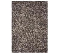 Bravich Taupe Mottled Shaggy Rug 140 x 200 cm (4ft7 x 6ft7), Thick Soft Deep Pile Fluffy Taupe Area Rug for Living Room, Lounge and Bedroom, Non Shed Anti Slip Carpet