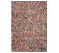 Bravich Terracotta Mottled Blended Shaggy Rug 200 x 290 cm (6ft7 x 9ft6), Thick Soft Deep Pile Living Room Rug, Non Shed Anti Slip Fluffy Terracotta Area Rug Carpet