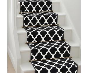 Bravich Texas Hallway Runner Black and White 60 x 600 cm (2' x 20'), Carpet | Hessian backed flexible, long length, landing corridor entrance floor mat, traditional design, indoor, soft, durable, quality