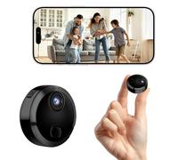 Bravien 1080P HD Hidden Camera with Night Vision WiFi Mini Spy Cameras Indoor Nanny Cam Home Security Camera with App Surveillance Cameras with Loop Recording for Home Office Security