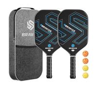 Bravixs Apex T700 Carbon Fiber Pickleball Paddles Set (Blue)
