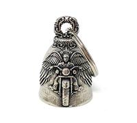 Motorcycle Angel Motorcycle Biker Bell Accessory or Key Chain for Luck