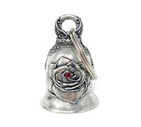 Bravo Bells Rose Diamond Bell - Biker Bell Accessory or Key Chain for Good Luck on The Road