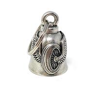 Bravo Bells Wing Wheel Motorcycle Biker Bell Accessory or Key Chain for Luck on The Road
