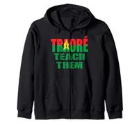 Bravo Captain Ibrahim Traore ! Viva Burkina Faso NATION ! Zip Hoodie
