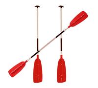 Bravo Convertible Kayak or Canoe Paddle - Red