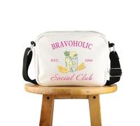 Bravo Gift Housewives Gift Bravo TV Show Inspired Gift Bravoholic Social Club Crossbody Bag (BRAVOHOLIC HCross UK)