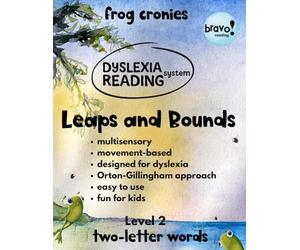 Bravo! Leaps and Bounds - Dyslexia Reading System: Two Letter Words
