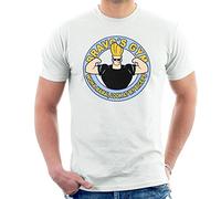 Bravos Gym Johnny Bravo Men's T-Shirt White