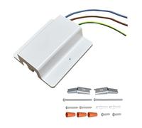 Bravsekai H Track Floating Canopy Connector, H Track Lighting Rails Accessories, Suitable for H Type Single Circuit 3-Wire-1 Rails, Energize The Rails