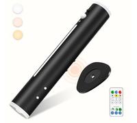 bravzurg Motion Sensor Rechargeable Wall Lights Indoor, 3000mAh Battery Operated Wall Sconces Lights, Magnetic Wireless Rotatable Metal, Stick on LED Night Lamp for Outdoor Bedroom Bathroom Porch