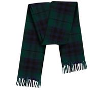 BRAW CLANS TARTANS 100% Pure Lambswool Tartan Scarf women and men - 12x60 - All-season essential - Green Checkered scarves - Smooth Brushed wool -Mothers day, Fathers day gift (Keith Scottish Tartan)