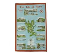 BRAW CLANS TARTANS 1x Scottish Cotton Tea Towel pack - 48x76 cm - Isle of Skye Design - Traditional Scotland Heritage Tea towels for Kitchen - Mothers Day, Burns Supper, Christmas, Special occasions