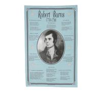 BRAW CLANS TARTANS 1x Scottish Cotton Tea Towel pack - 48x76 cm - Robert Burns Design - Traditional Scotland Heritage Tea towels for Kitchen - Mothers Day, Burns Supper, Christmas, Special occasions