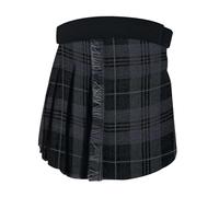 BRAW CLANS TARTANS Babies Kilt - Grey Granite - for Boys and Girls Self Fastening Kilts - Different Sizes from 0 Months to 3 Years (as8, Age, 0_Month, 6_Months)